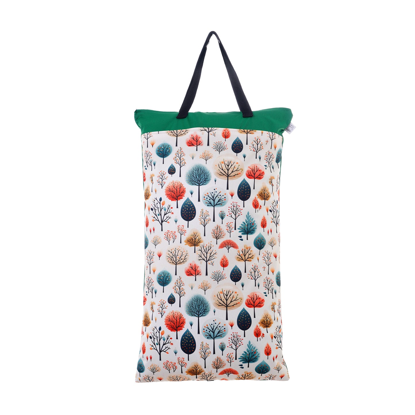 Nilpfi XXL Wetbag „Waldfarben“ – extra große Tasche für Stoffwindeln & Wäsche