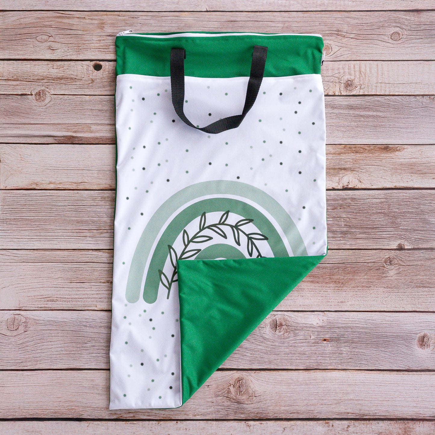 Nilpfi XXL Wetbag 2er Set "grünes Herz"