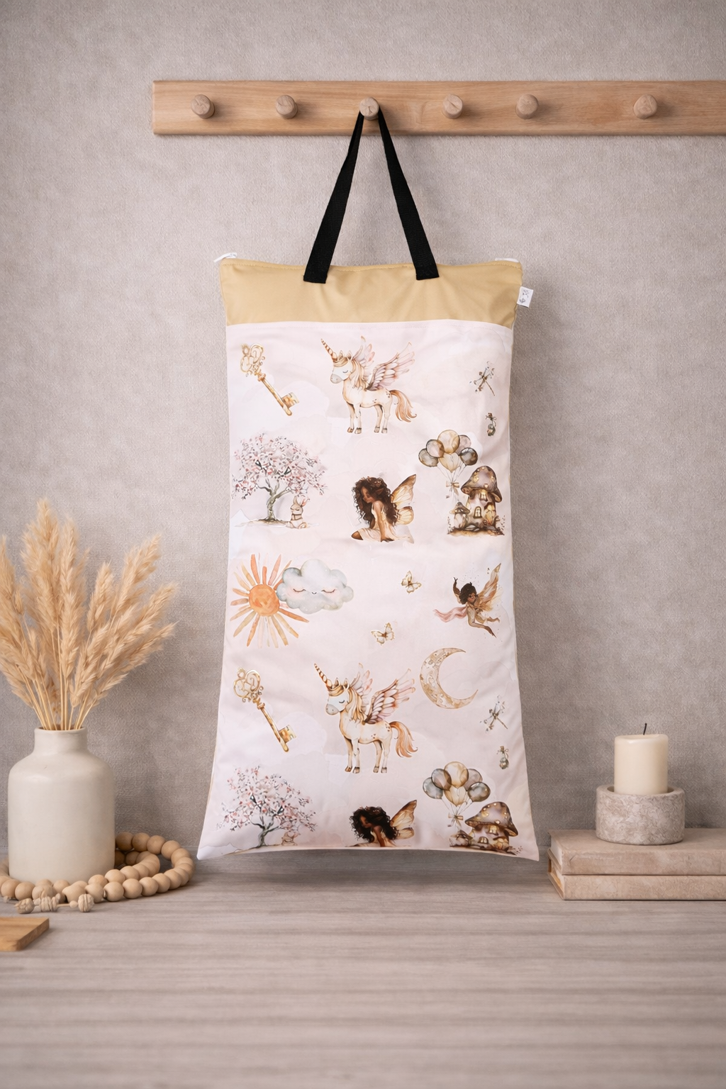 XXL Wetbag 40x70 cm wasserdichte Tasche für nasse Kleidung Windeln oder Wäsche praktische Nasstasche für Zuhause oder unterwegs