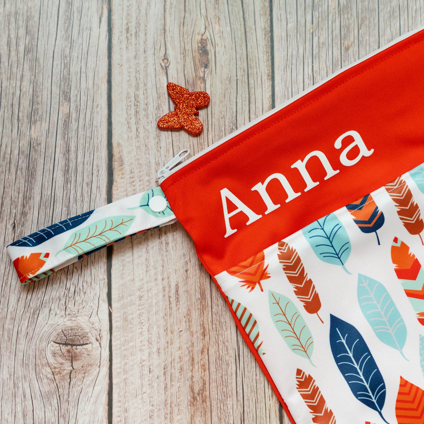 Wetbag Maxi "bunte Federn"
