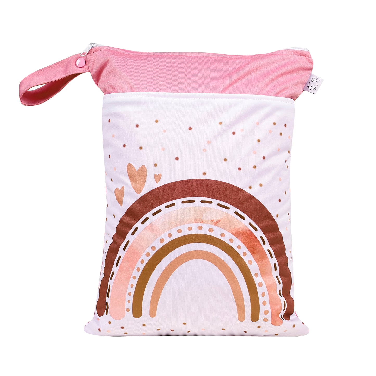 Wetbag Maxi 2er Set "Regenbogen Rosa" Nasstasche