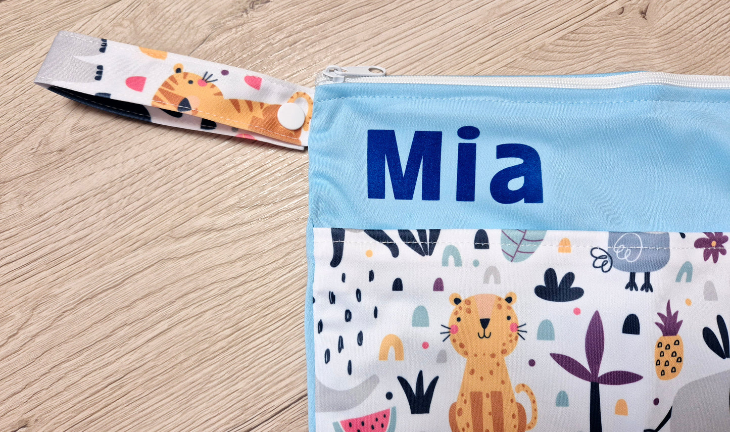 Nilpfi Maxi & XXL Wetbag 2er Set "Zoo Pink 3"