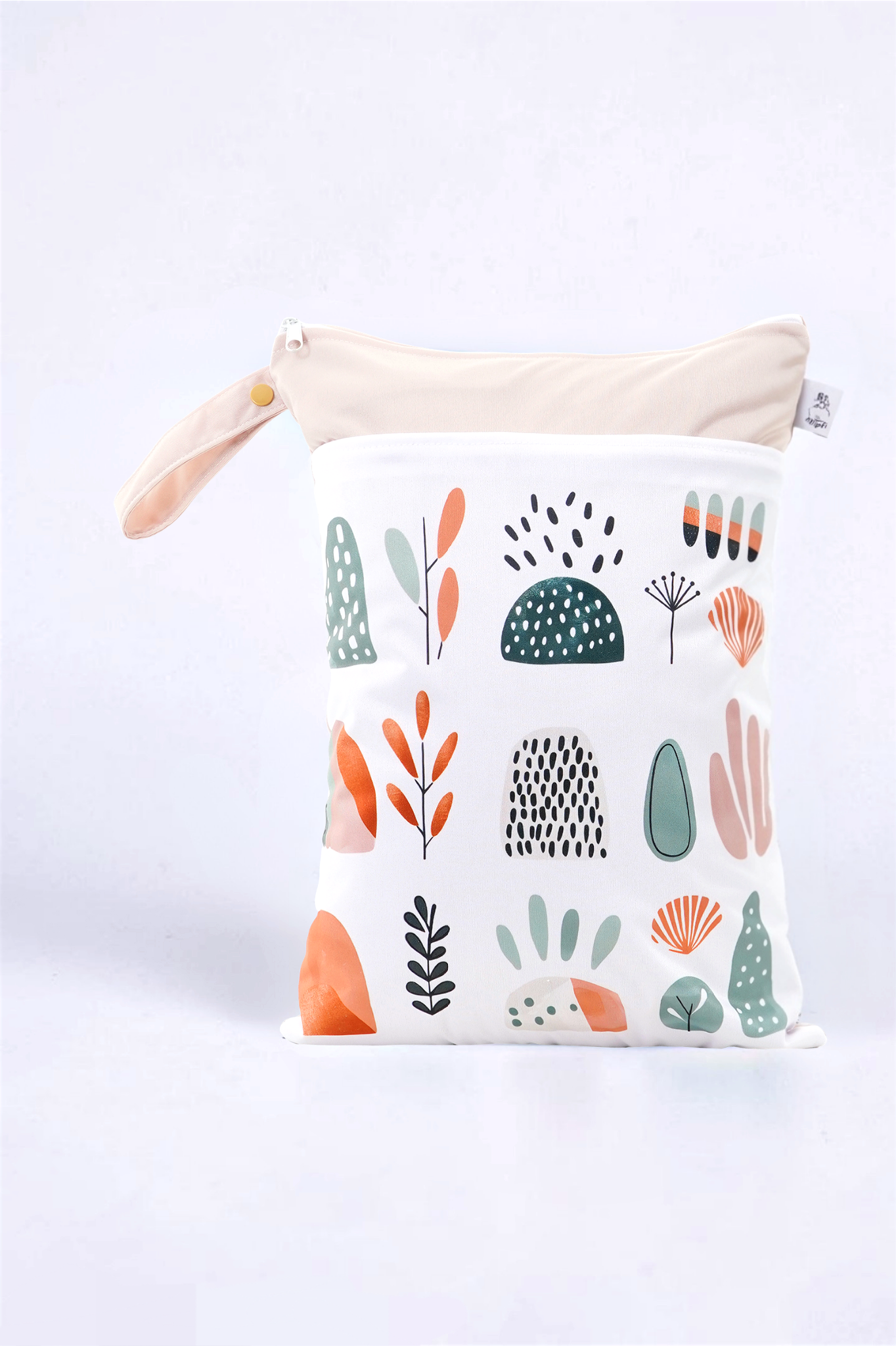 Wetbag Maxi 2er Set "Sanfte Naturabendteuer"-personalisierbare Nasstaschen für Kita & Kindergarten und Reisen