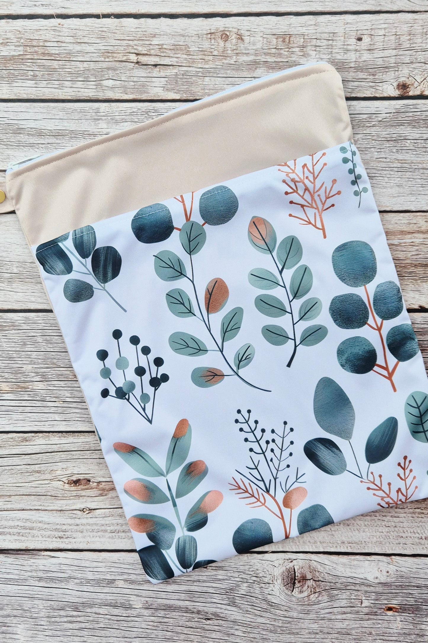 Nilpfi Maxi & XXL 2er Set "Blattspiel" – Nasstaschen für Kita & Kindergarten