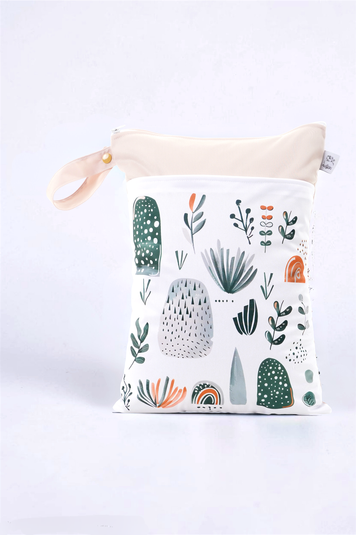 Wetbag Maxi 2er Set "Sanfte Naturabendteuer"-personalisierbare Nasstaschen für Kita & Kindergarten und Reisen