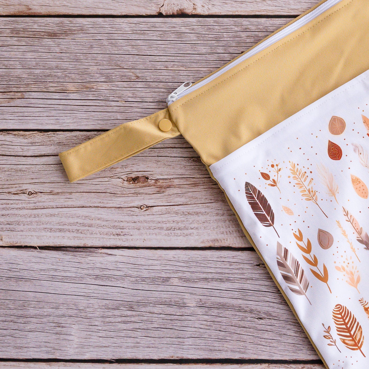Wetbag Maxi 2er Set "Sonnenblatt" Nasstasche