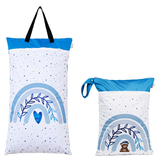 Nilpfi Maxi & XXL 2er Set "Teddy blau"