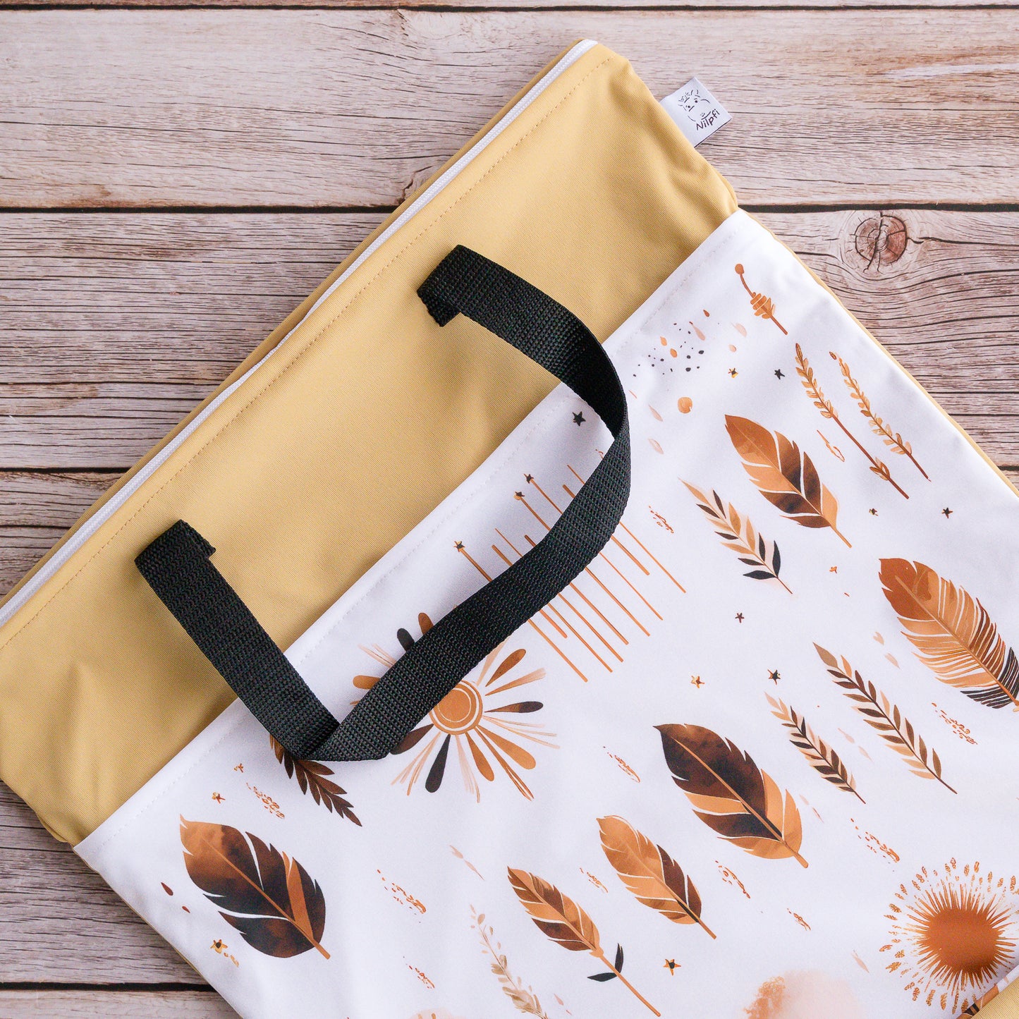 Nilpfi XXL Wetbag 2er Set "goldene Perle"