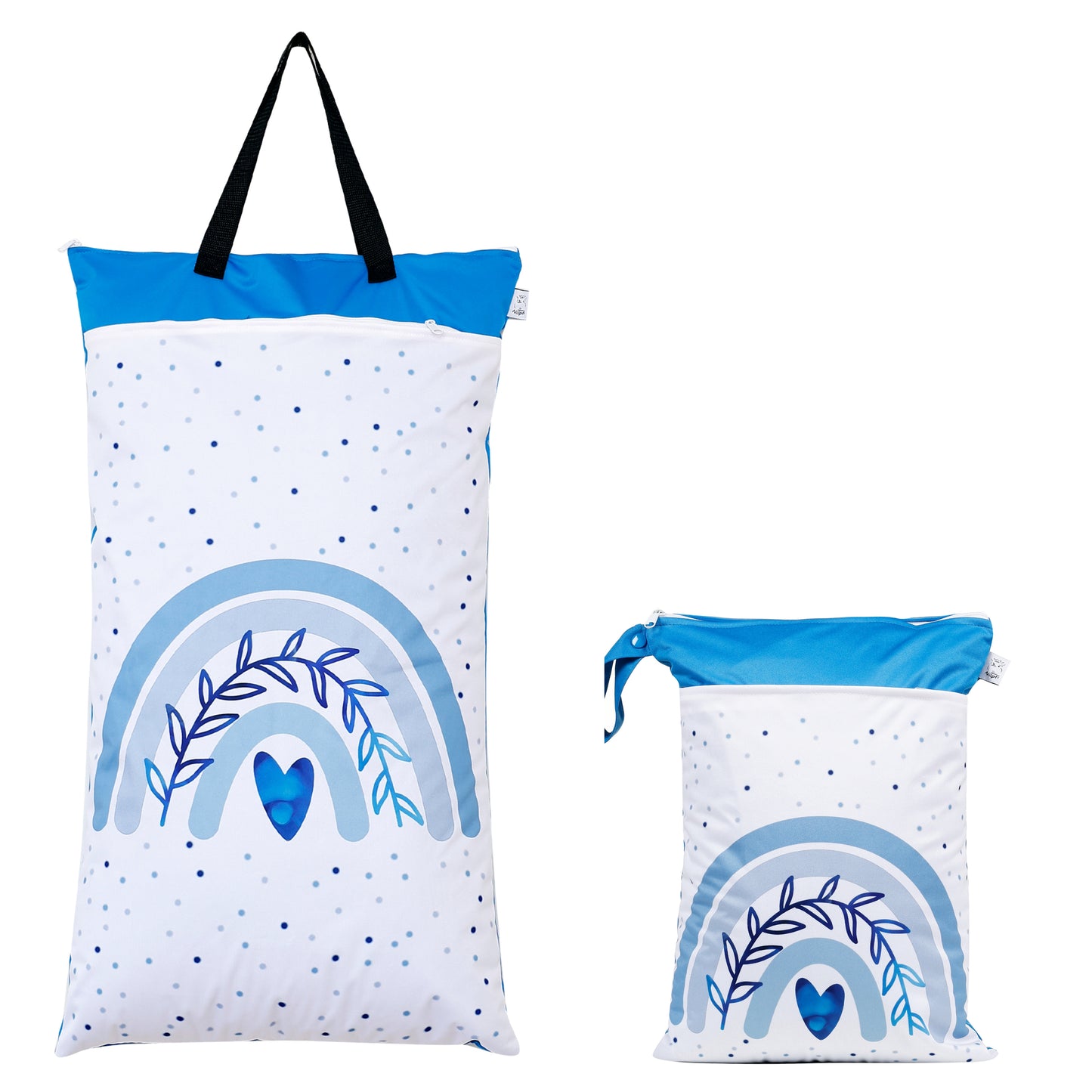 Nilpfi Maxi & XXL 2er Set "blaues Herz"