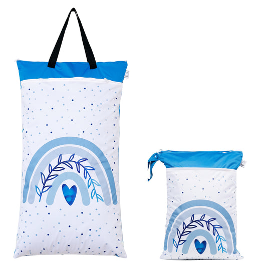 Nilpfi Maxi & XXL 2er Set "blaues Herz"
