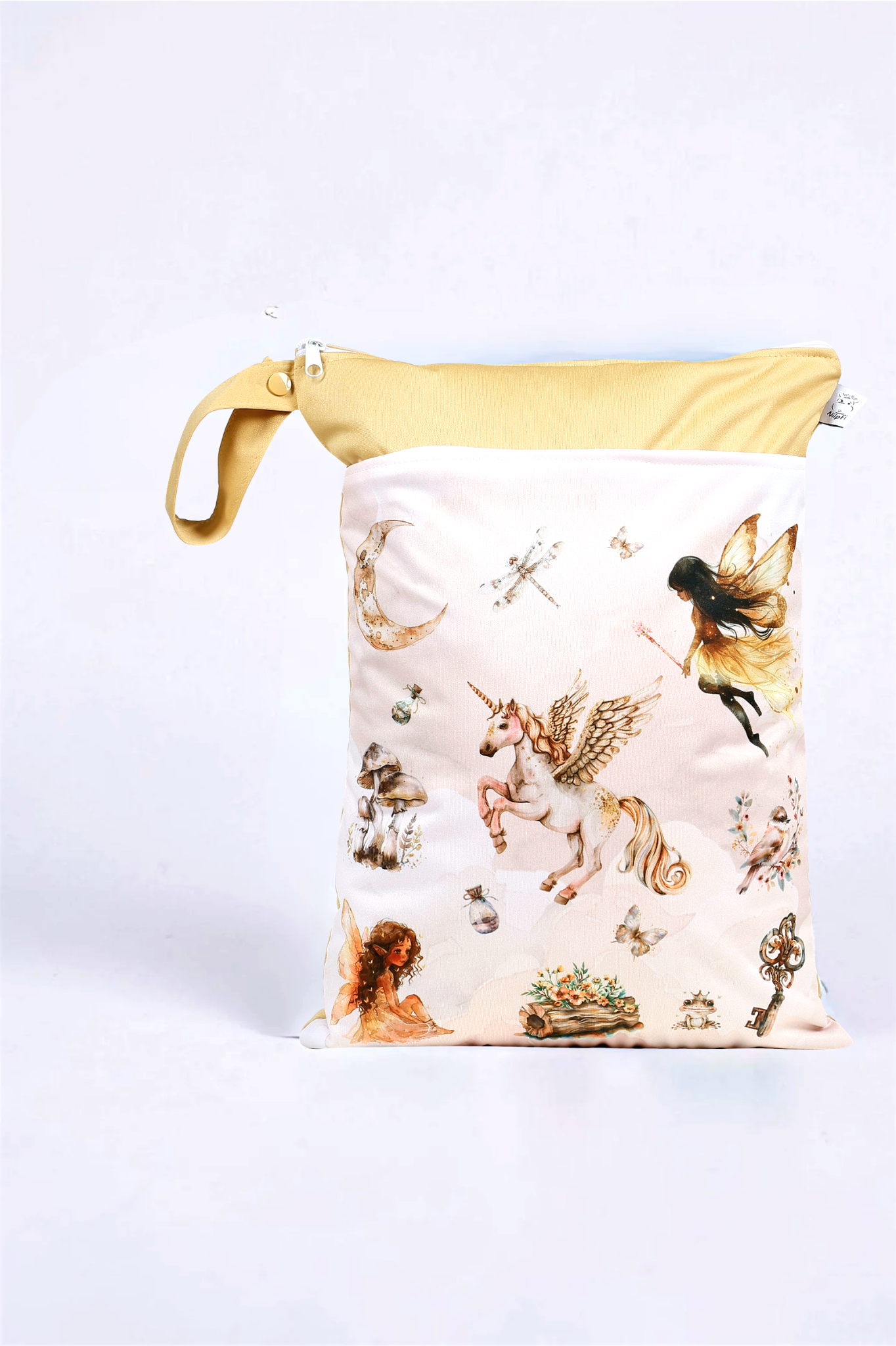 Wetbag "Feenzauber"– personalisierbare Nasstasche für Kita & Kindergarten und Reisen