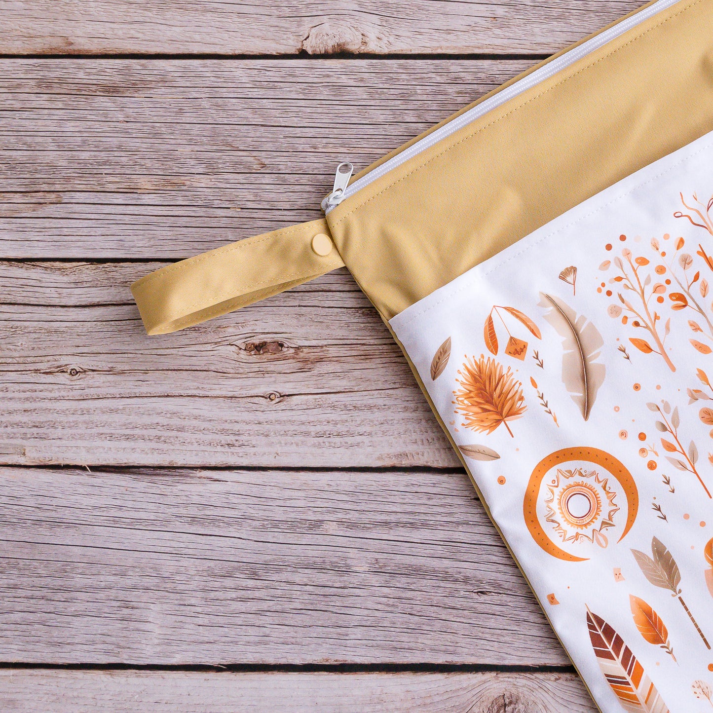 Wetbag Maxi 2er Set "Sonnenblatt" Nasstasche