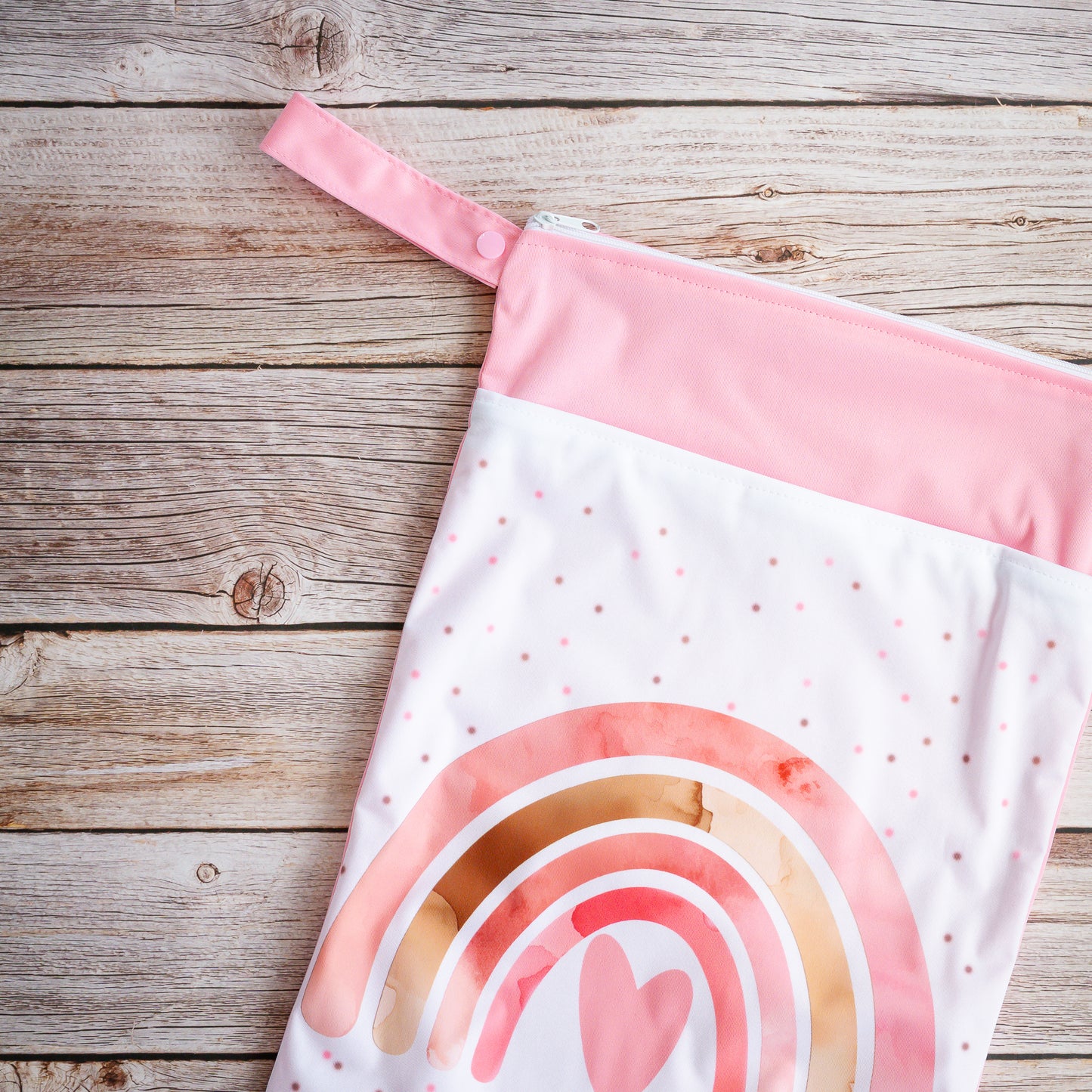 Wetbag Maxi 2er Set "Teddy Rosa" Nasstasche