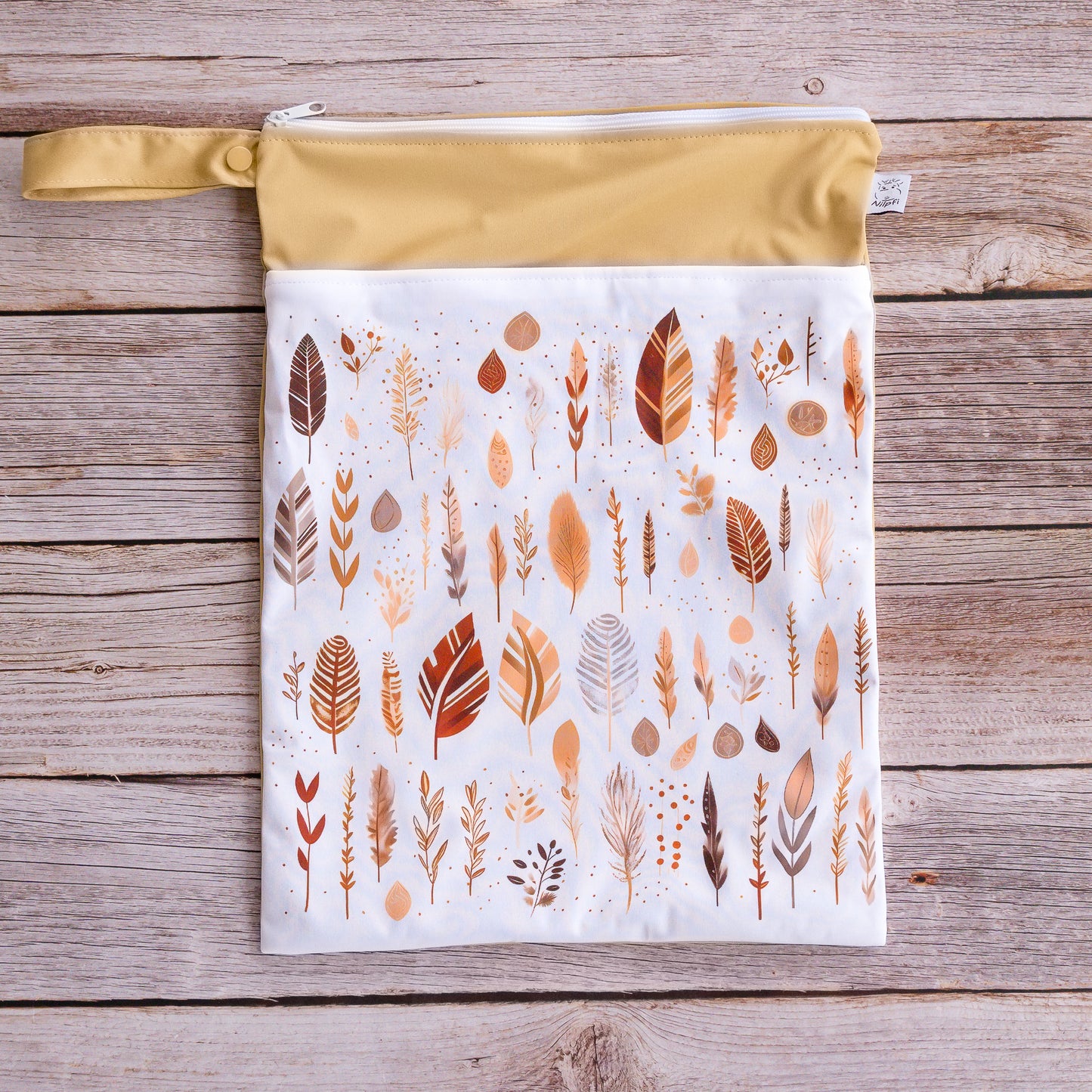 Wetbag Maxi 2er Set "Sonnenblatt" Nasstasche