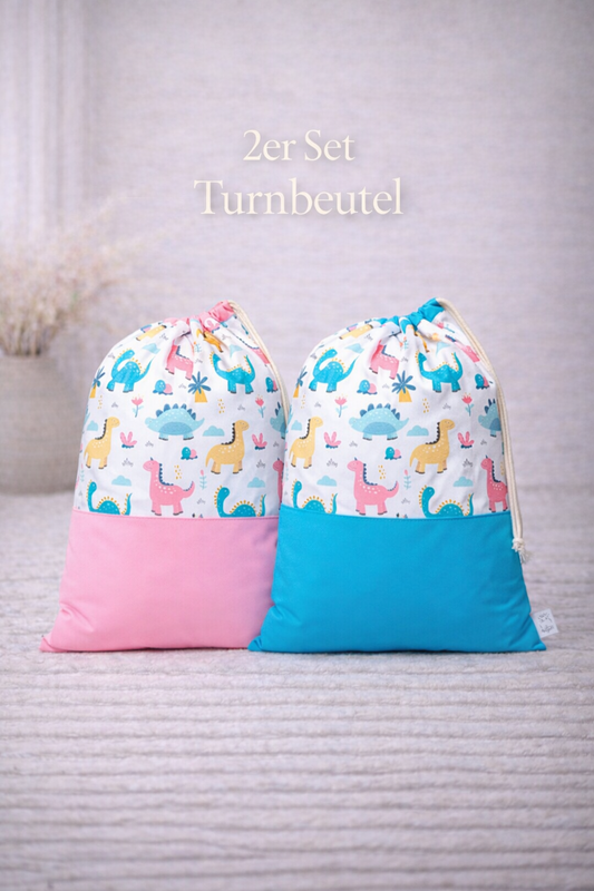 Turnbeutel 2er Set "Dinoworld-7"