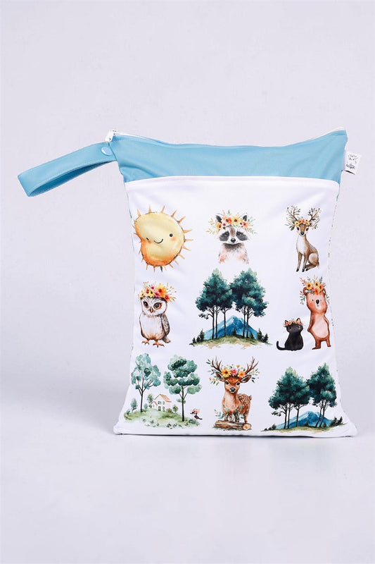 Wetbag Maxi "Sonnenschein"– personalisierbare Nasstasche für Kita & Kindergarten und Reisen