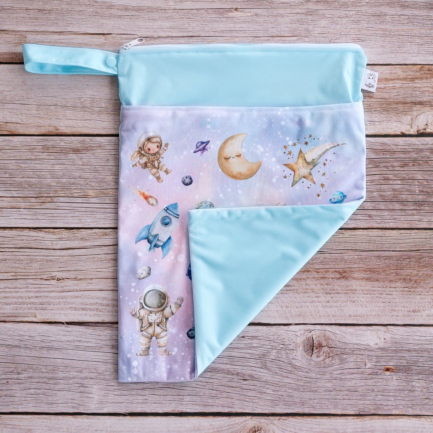 Wetbag Maxi 2er Set "magische Planeten" Nasstasche