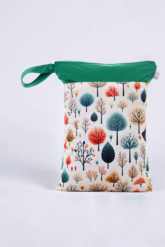 Wetbag Maxi „Waldfarben“ – Nasstasche für Wechselkleidung