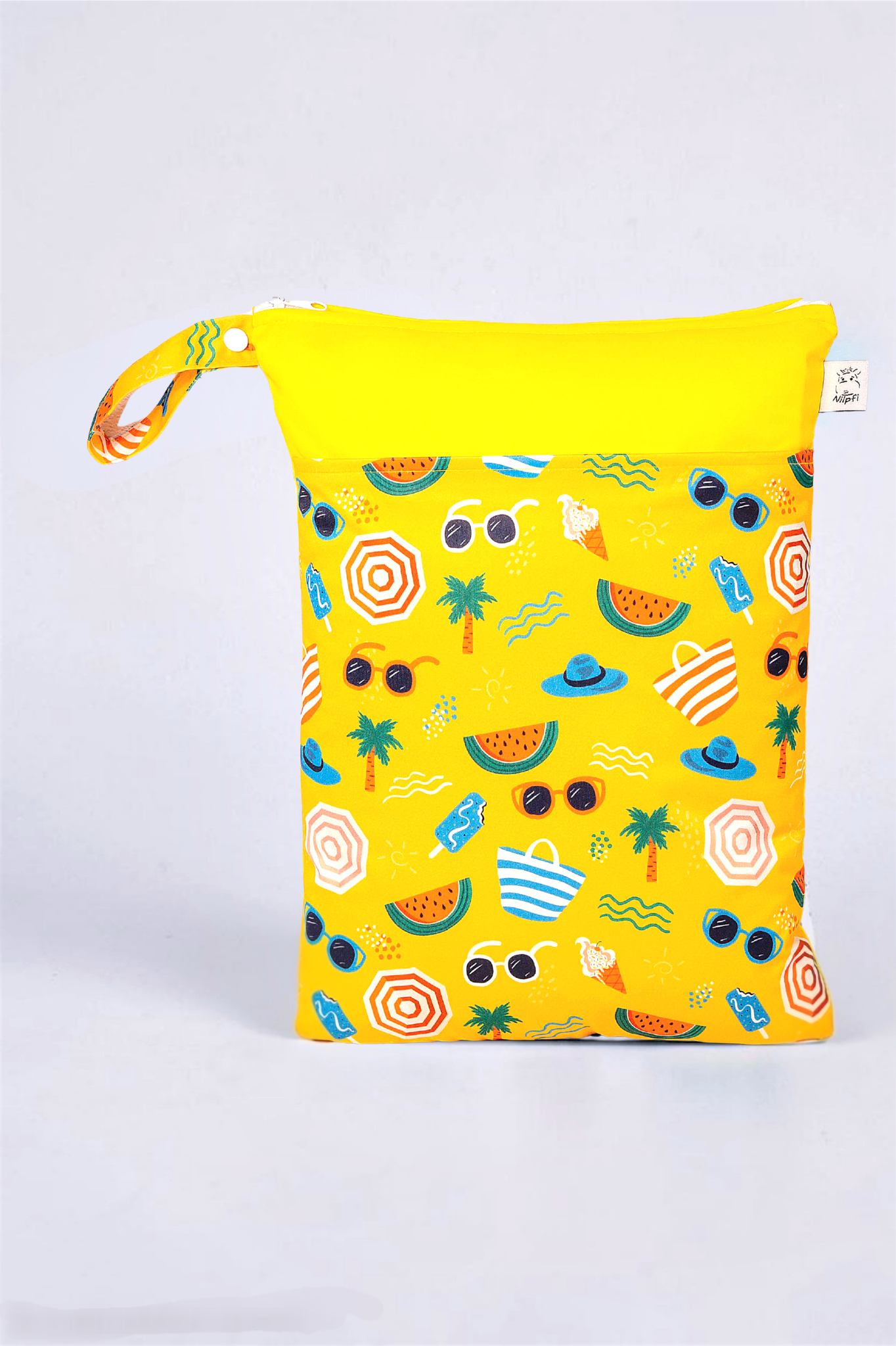 Wetbag Maxi 2er Set "Toskana"-personalisierbare Nasstaschen für Kita & Kindergarten und Reisen