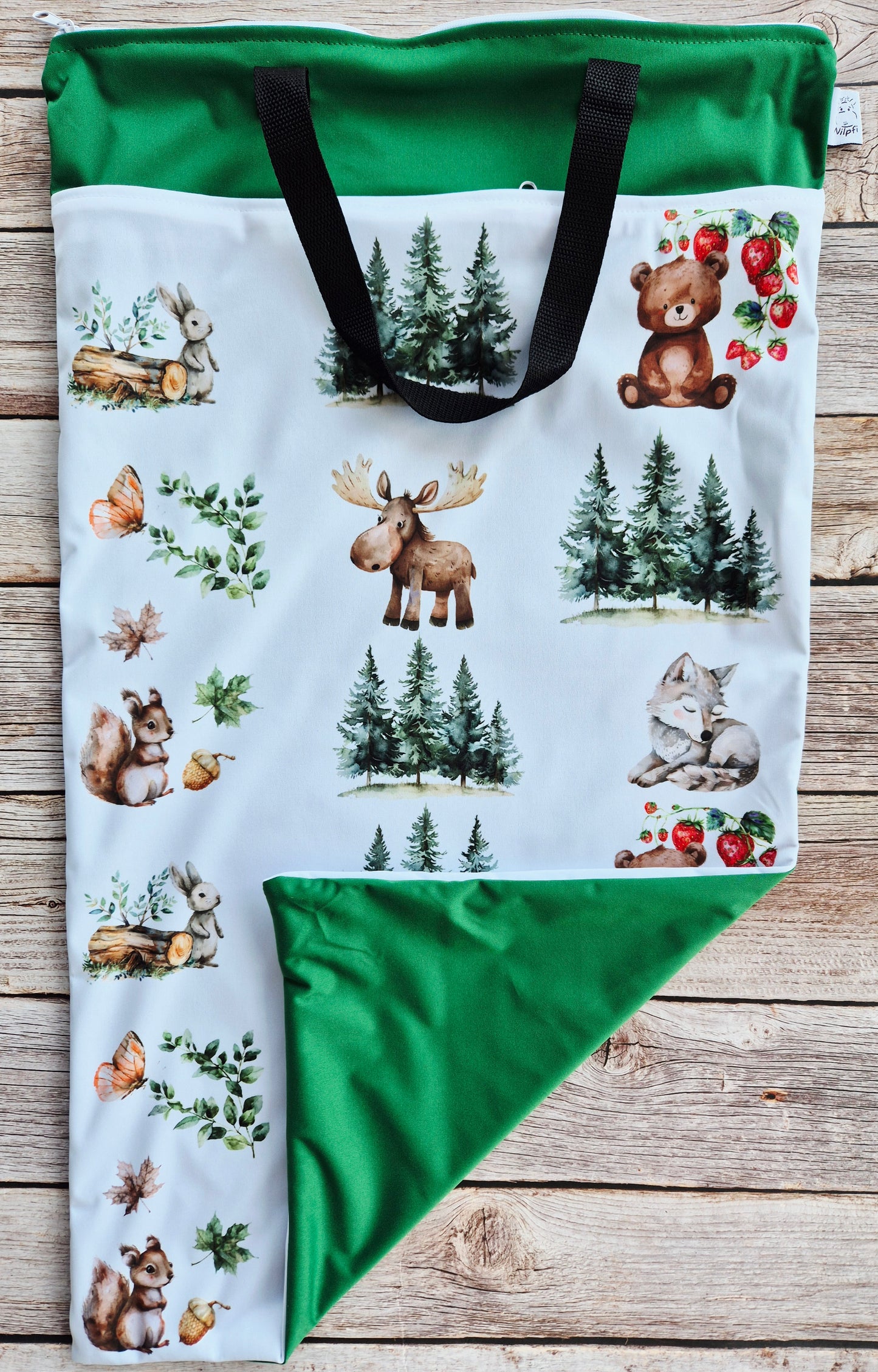 Nilpfi XXL Wetbag 2er Set "Fuchs im Wald"