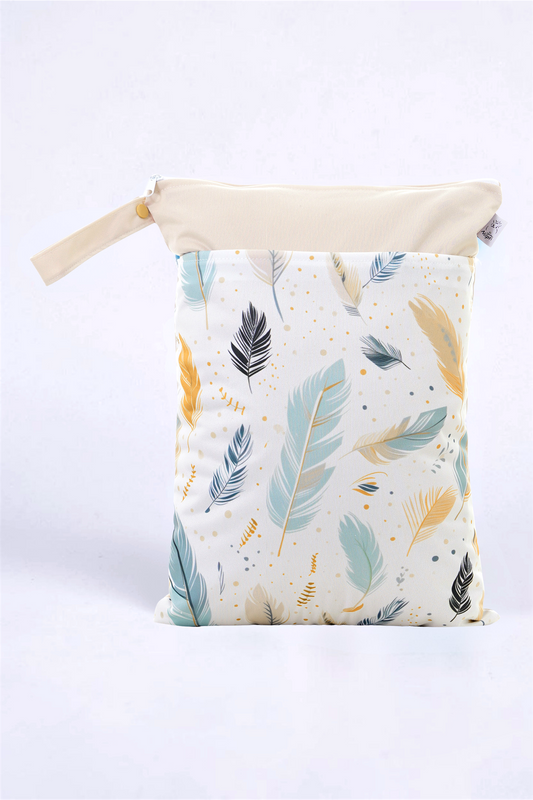 Wetbag Maxi „Wolkenfeder“ – wasserdichter Beutel für Kinder