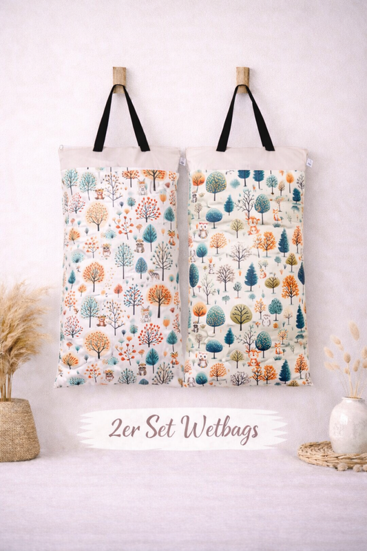 Nilpfi XXL Wetbag 2er Set "Große Waldabendteuer"