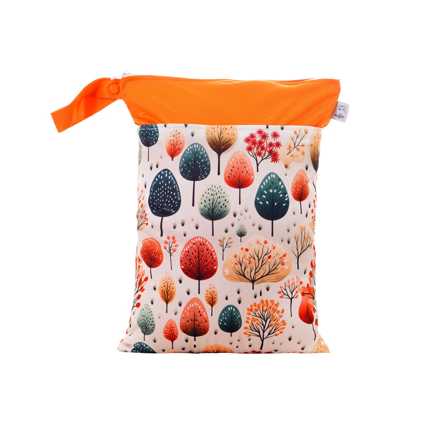 Wetbag Maxi „Kupferwald“ – personalisierbare Nasstasche für Kita & Reisen