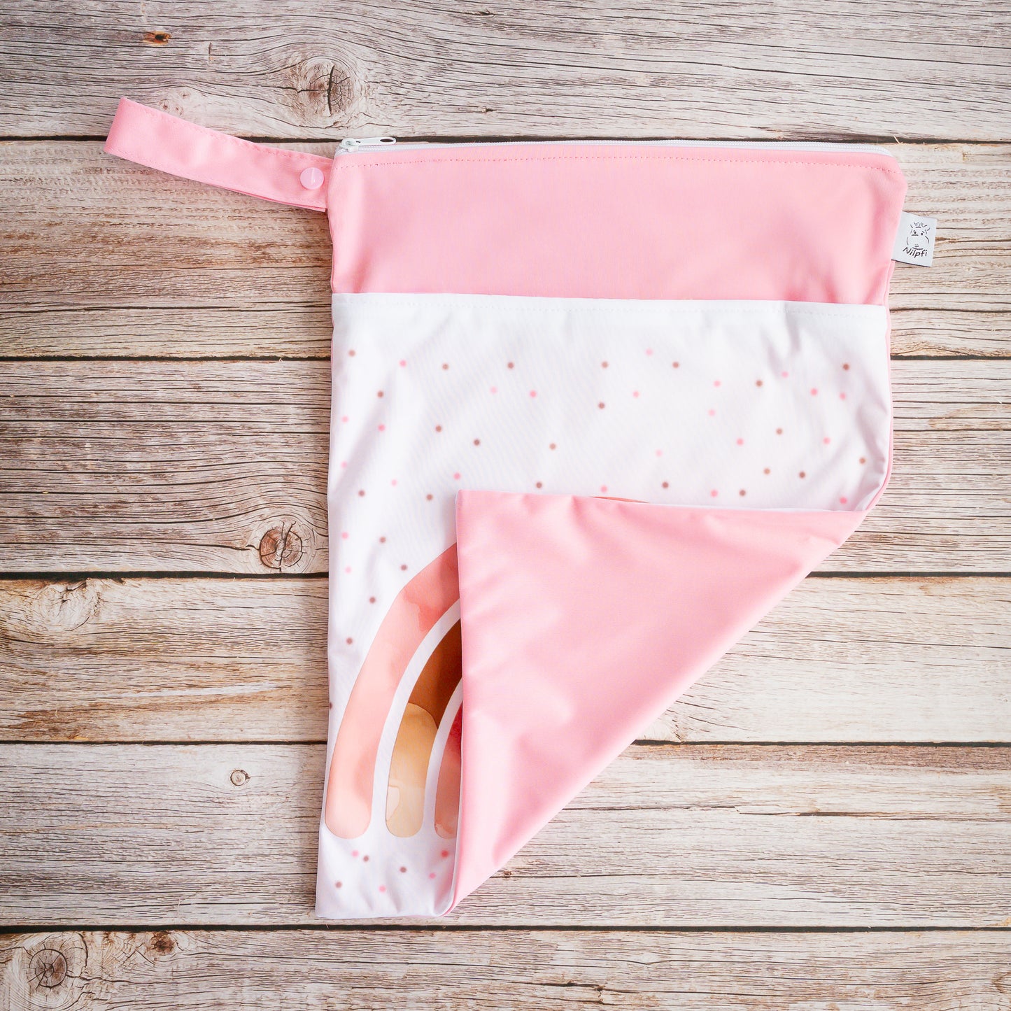 Wetbag Maxi 2er Set "Teddy Rosa" Nasstasche