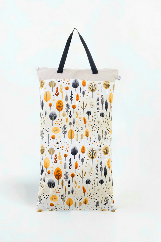 Nilpfi XXL Wetbag „Herbsthain“ – große Tasche für Sportwäsche & Handtücher