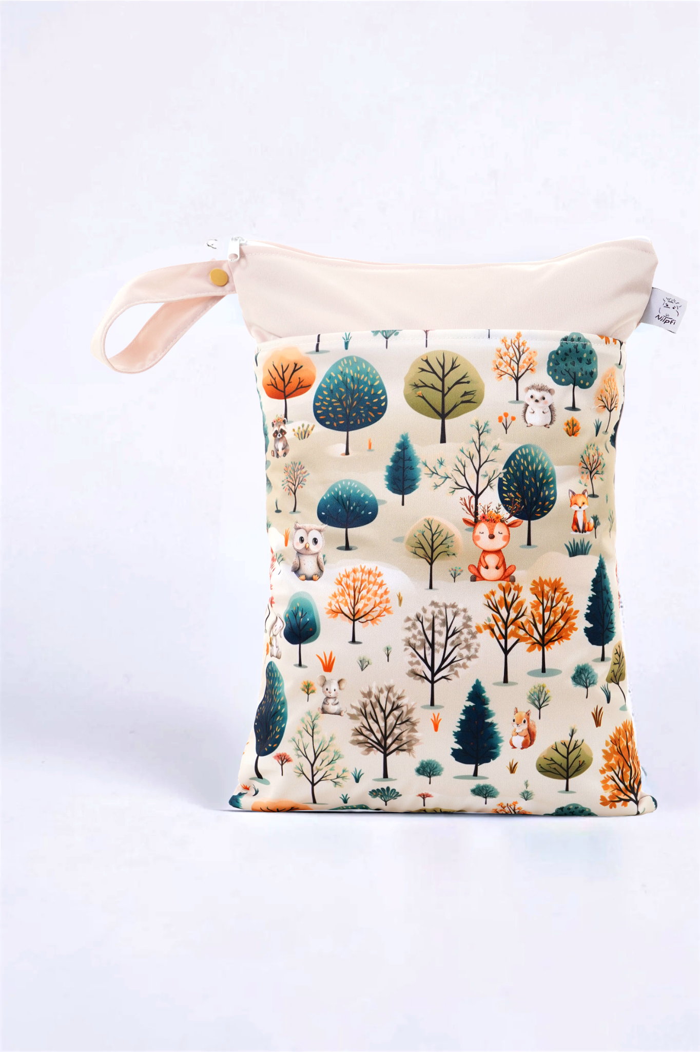 Wetbag Maxi 2er Set "Wald Abenteuer"-personalisierbare Nasstaschen für Kita & Kindergarten und Reisen
