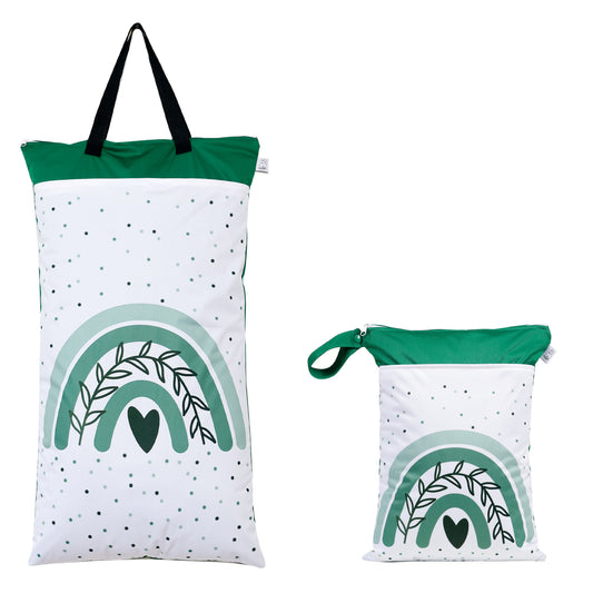 Nilpfi Maxi & XXL 2er Set "grünes Herz"
