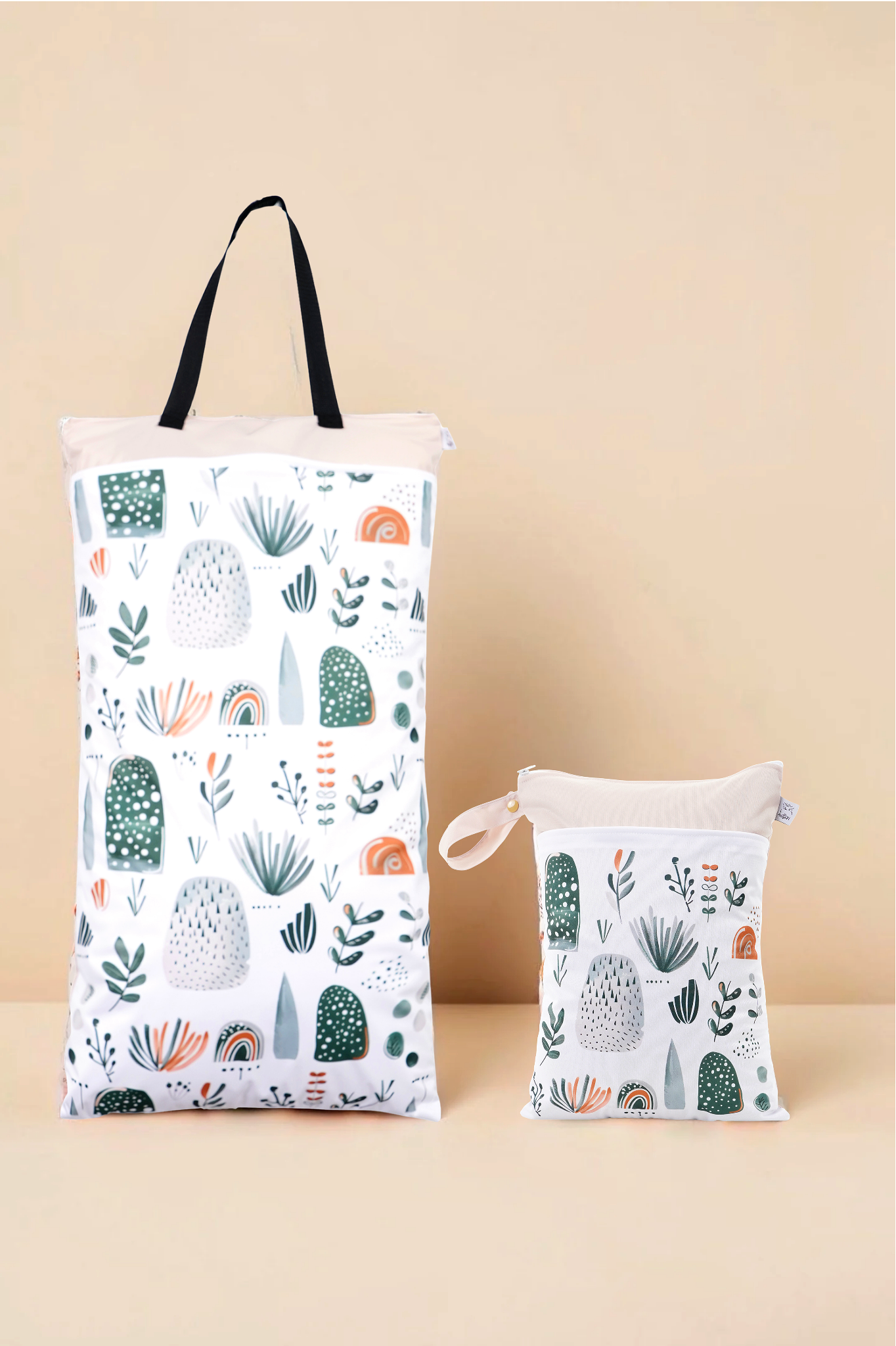 Nilpfi Maxi & XXL 2er Set "Abenteuer in der Naturwelt" – Nasstaschen für Alltag & Stoffwindeln