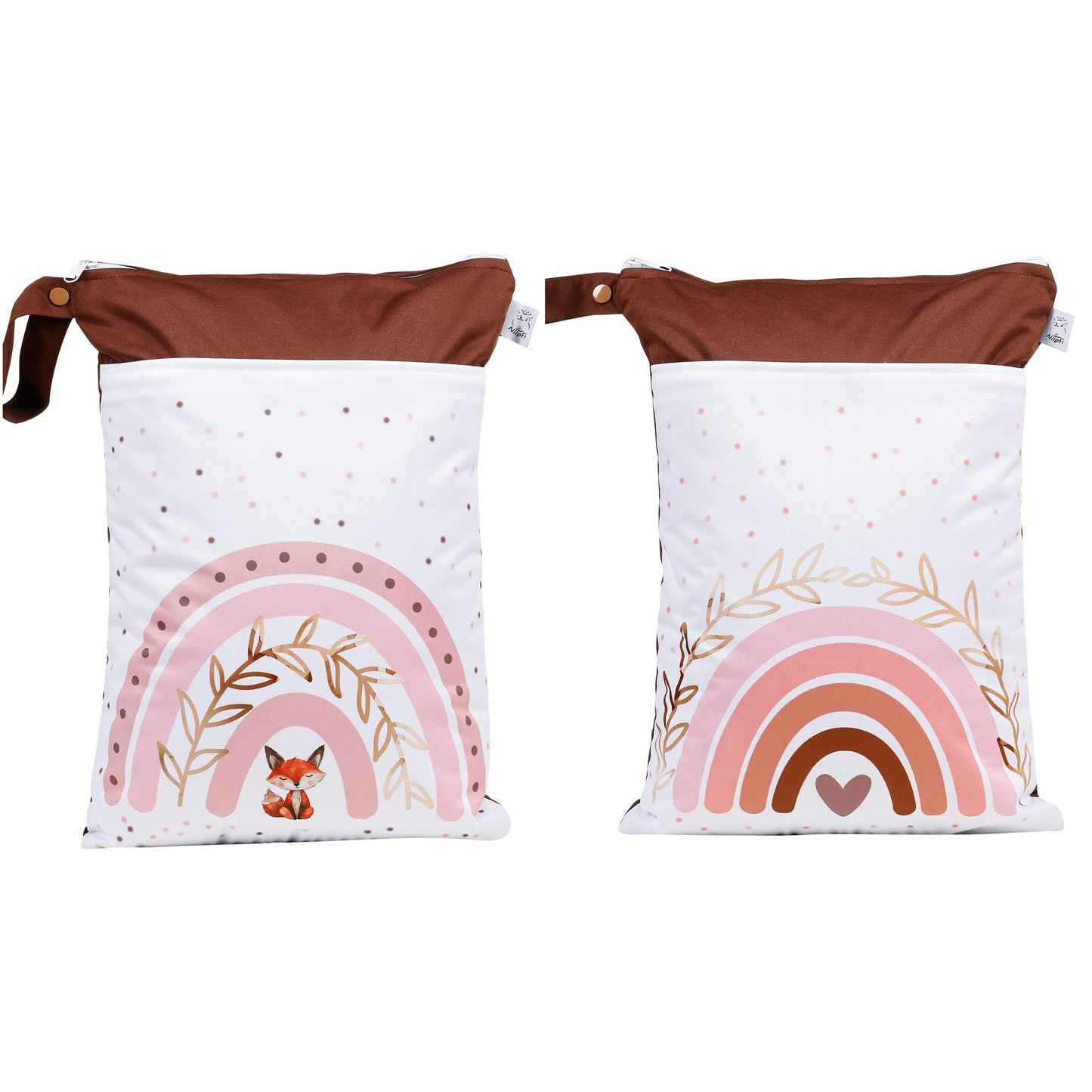 Wetbag Maxi 2er Set "Fuchs Love" Nasstasche