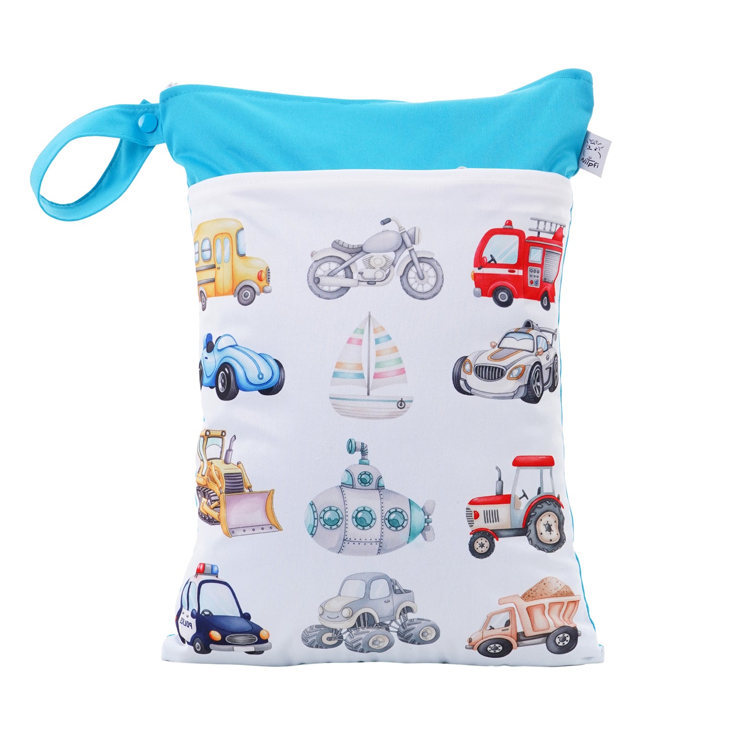 Wetbag für Baby Windeln und Kita wasserdicht wiederverwendbar praktische Nasstasche für unterwegs