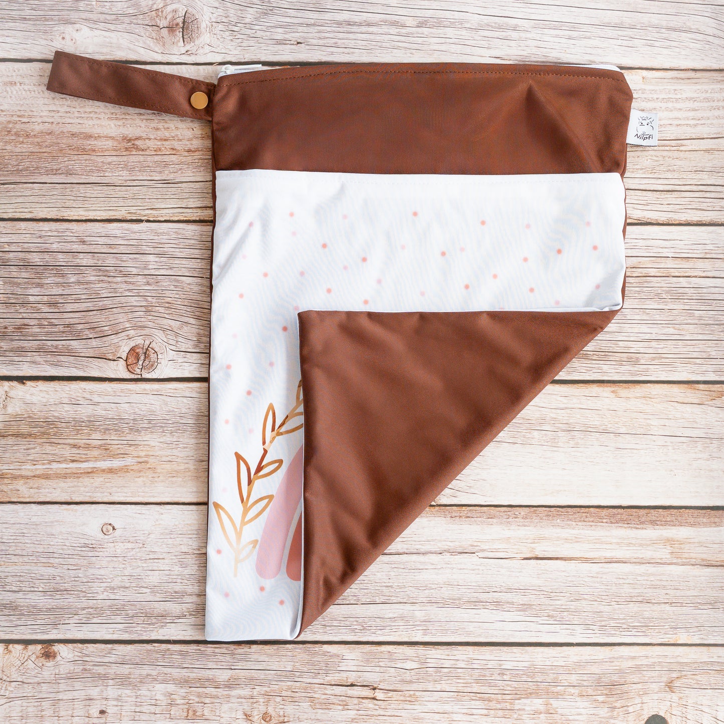 Wetbag für Baby Windeln und Kita wasserdicht wiederverwendbar praktische Nasstasche für unterwegs