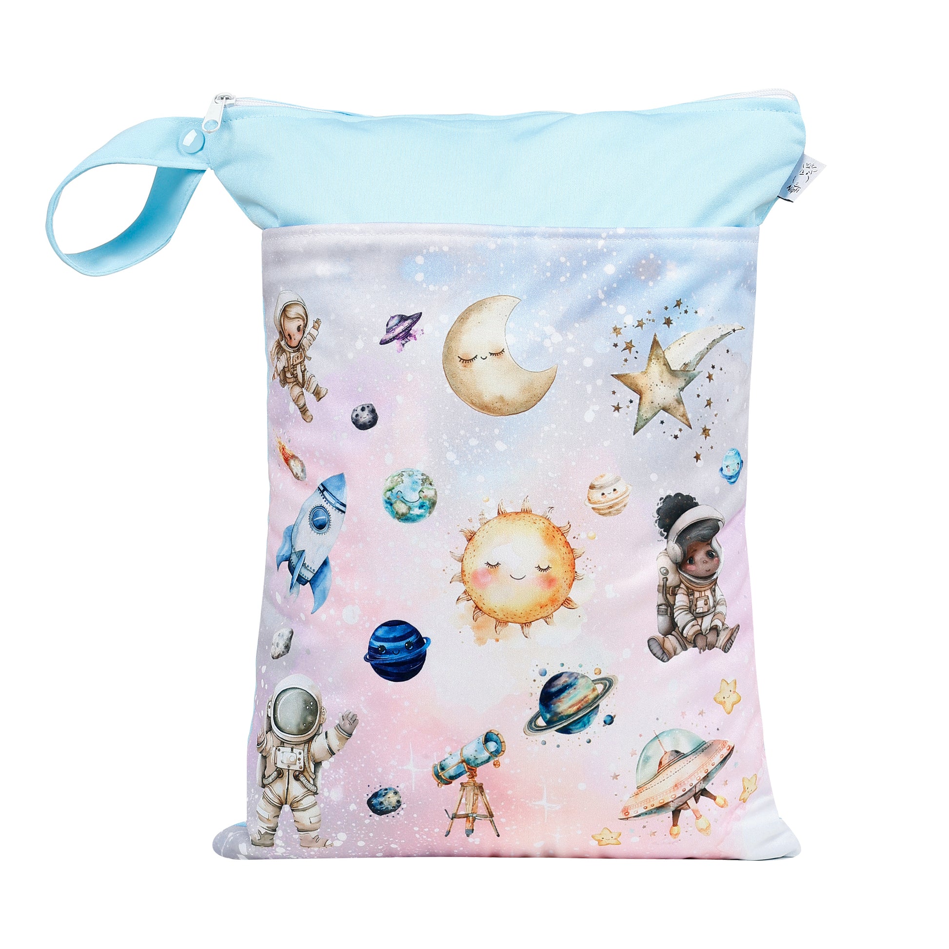Wetbag für Baby Windeln und Kita wasserdicht wiederverwendbar praktische Nasstasche für unterwegs