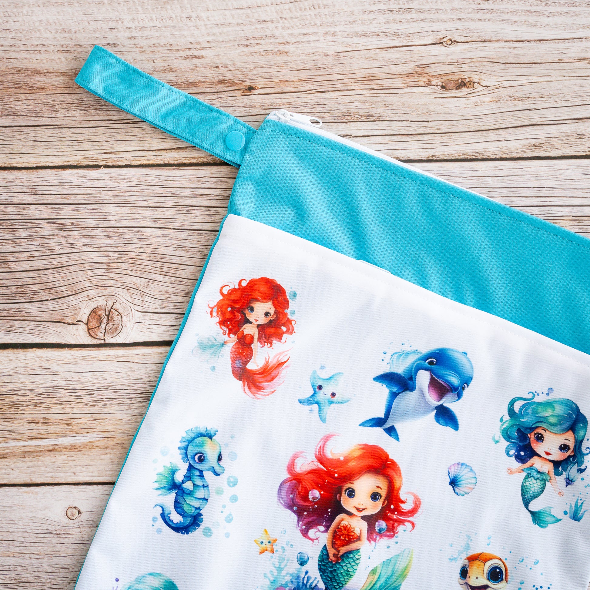 Wetbag für Baby Windeln und Kita wasserdicht wiederverwendbar praktische Nasstasche für unterwegs