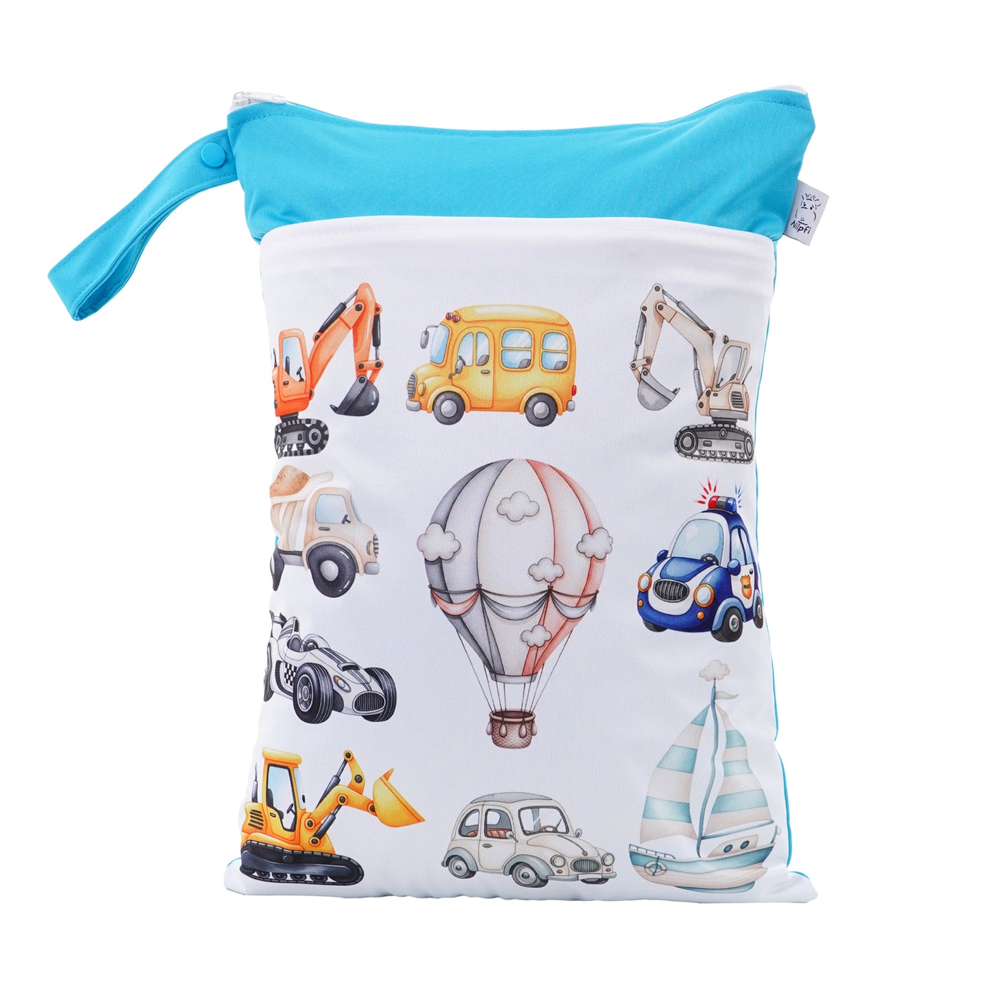 Personalisierte Wetbag mit Namen individuelles Baby Geschenk praktisch und süß mit automotiv