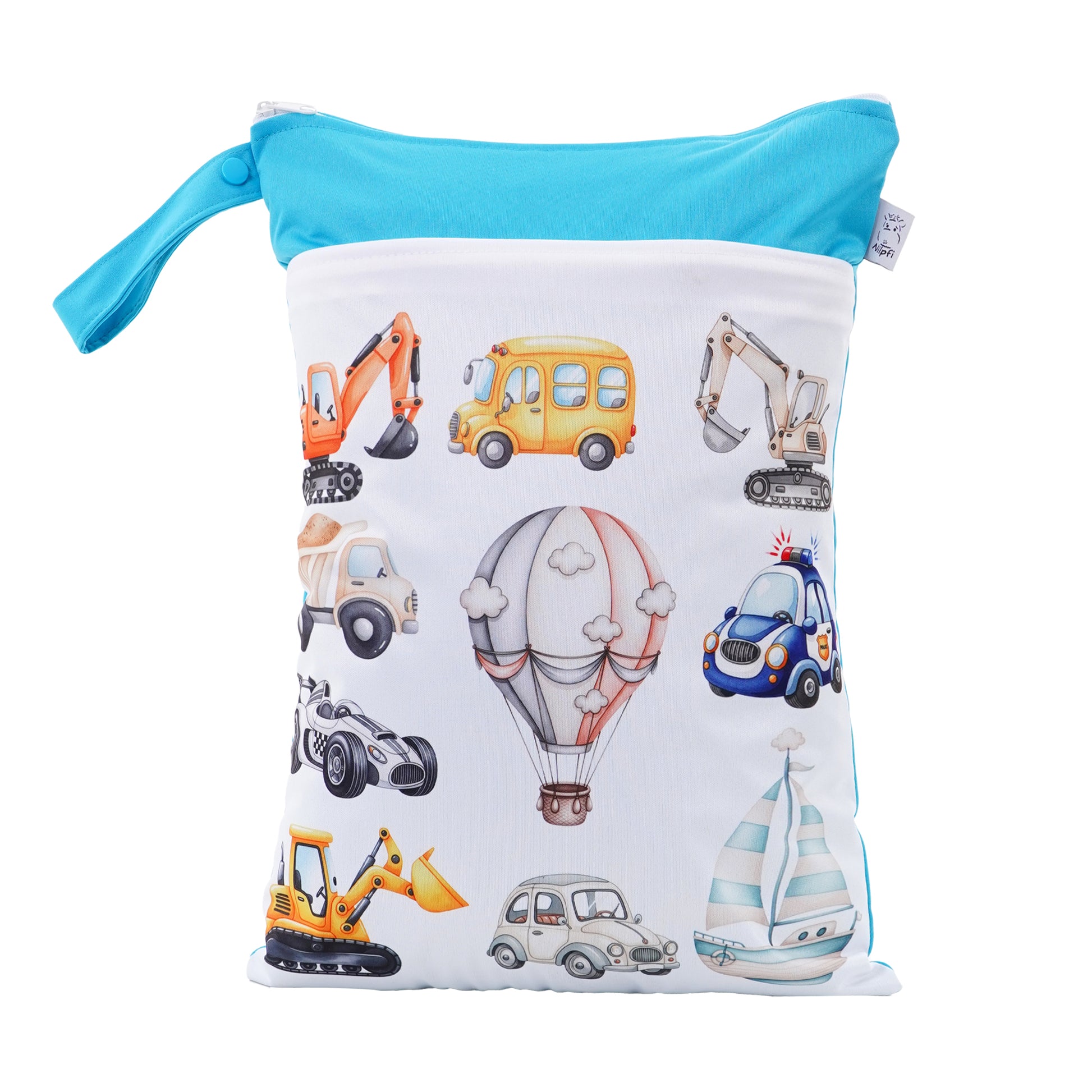 Personalisierte Wetbag mit Namen individuelles Baby Geschenk praktisch und süß mit automotiv