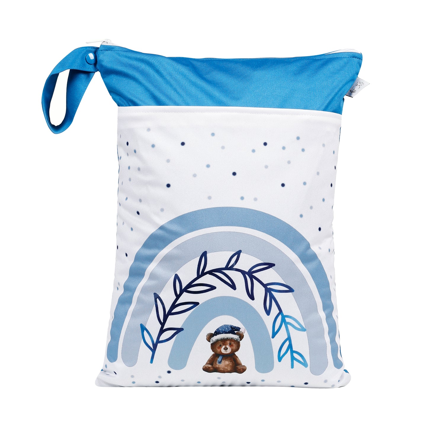 Personalisierte Wetbag mit Namen für Baby Geschenk süßes Teddy Tier Design XXL und Maxi Set