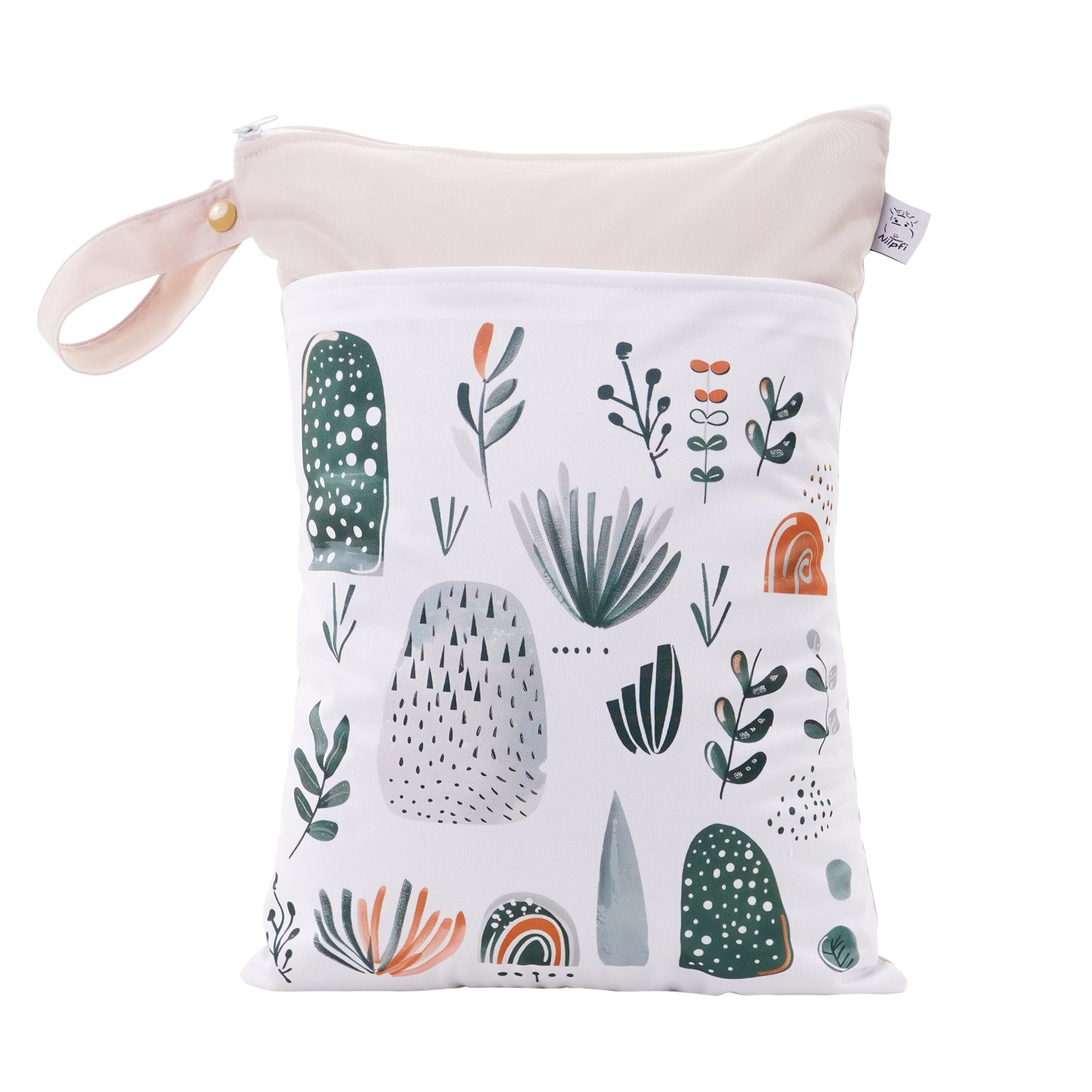 Personalisierte Wetbag mit Namen für Baby Geschenk süßes natur Design XXL und Maxi Set