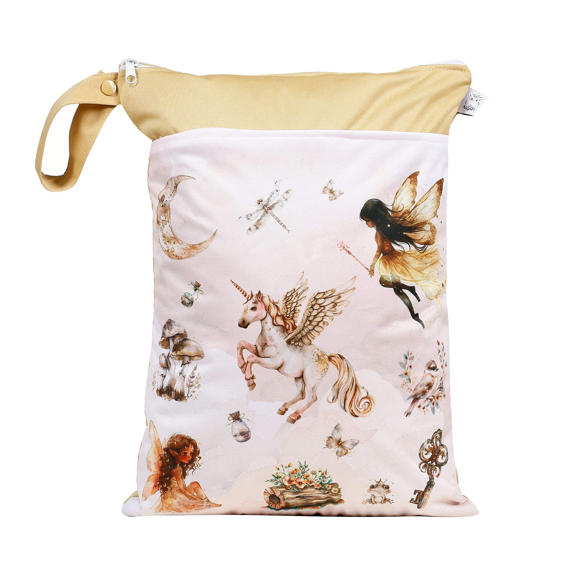 Personalisierte Wetbag mit Namen für Baby Geschenk süßes Nasstasche Tier Design XXL und Maxi Set