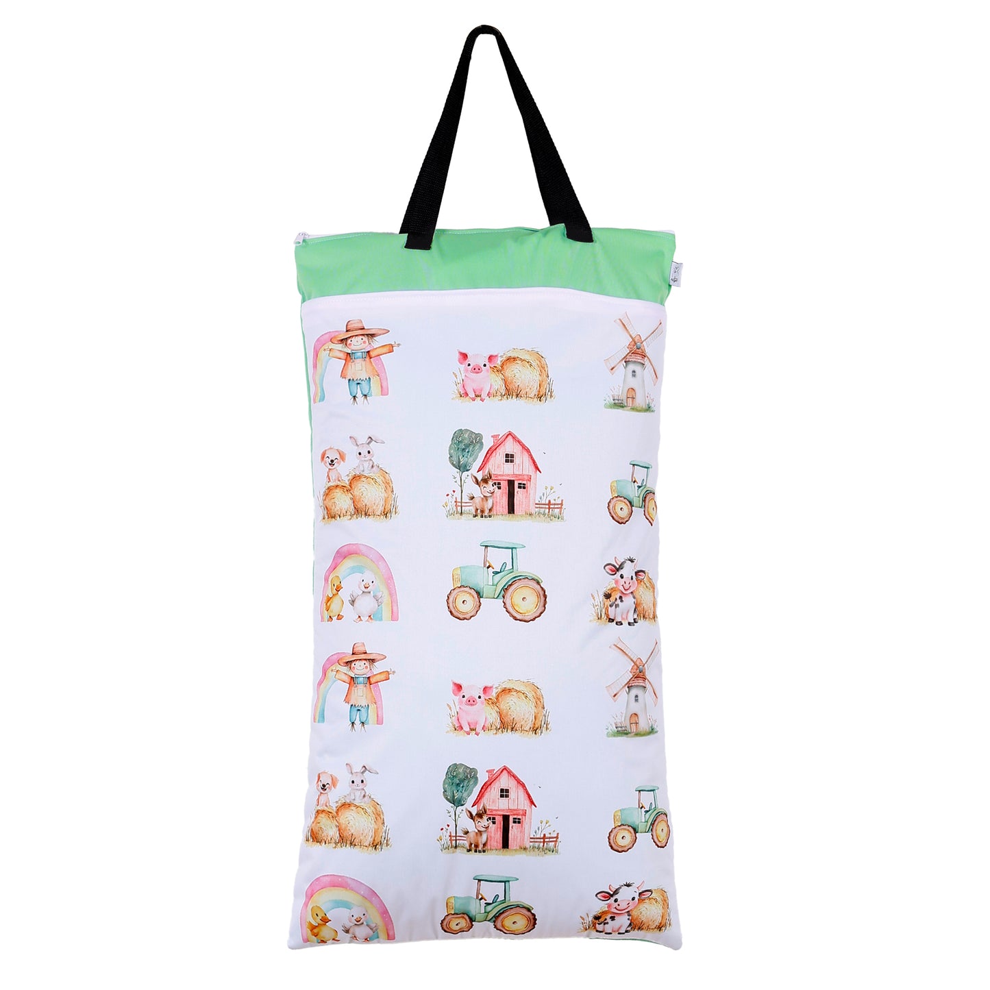 Wetbag Set für Baby Windeln und Kita wasserdicht wiederverwendbar praktische Nasstasche XXL und Maxi Größe