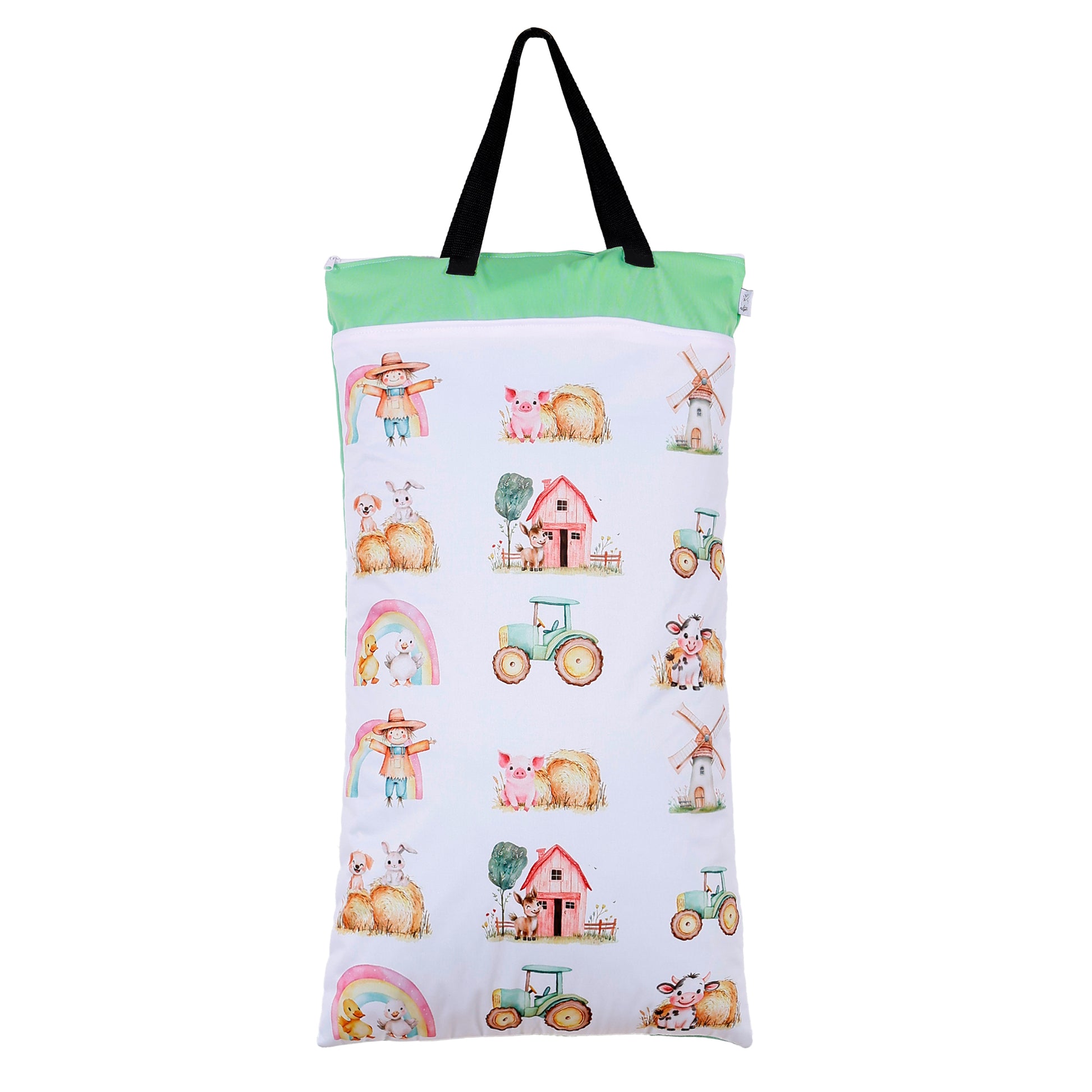 Wetbag Set für Baby Windeln und Kita wasserdicht wiederverwendbar praktische Nasstasche XXL und Maxi Größe