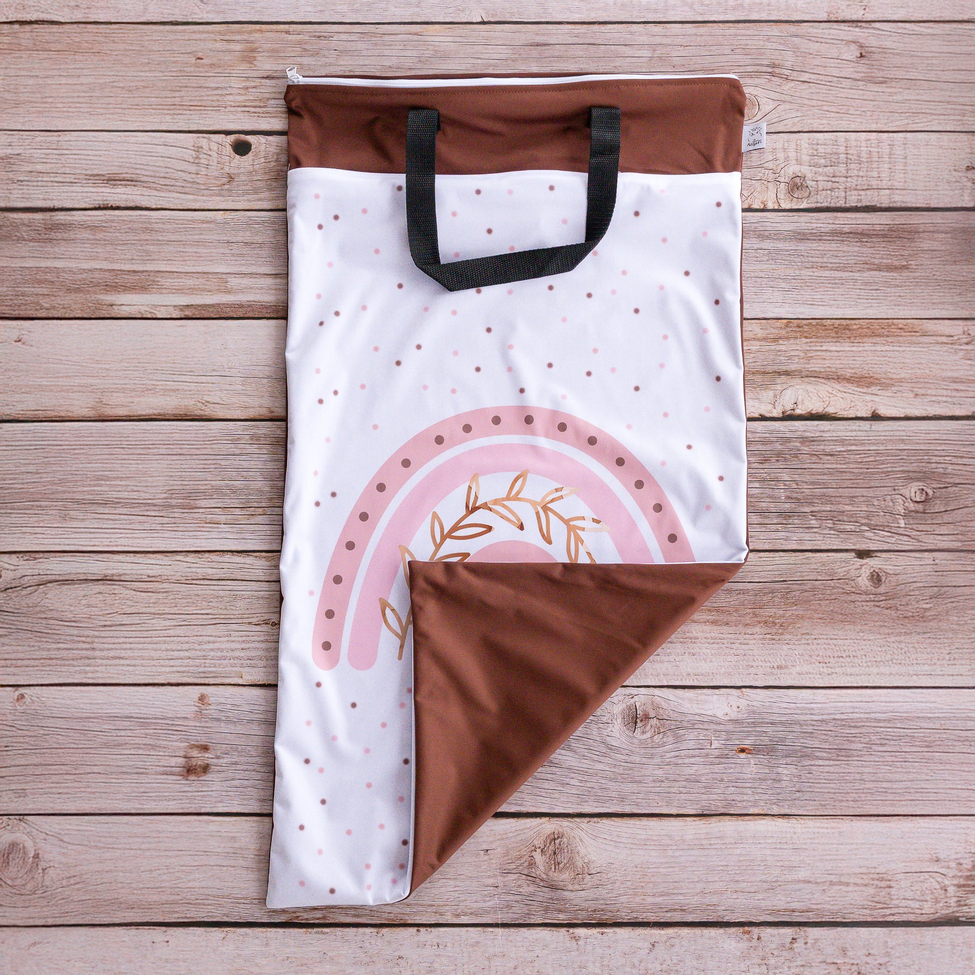XXL Wetbag 40x70 cm wasserdichte Tasche für nasse Kleidung Windeln oder Wäsche praktische Nasstasche für Zuhause oder unterwegs