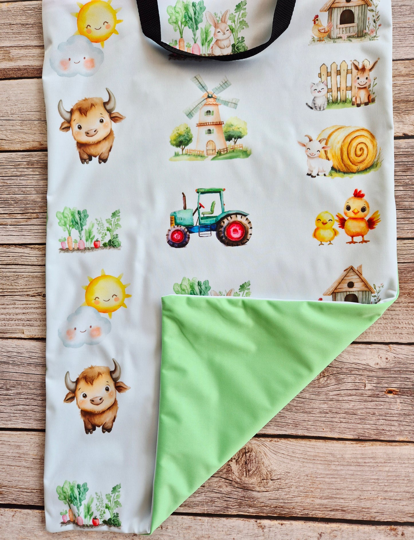 XXL Wetbag 40x70 cm wasserdichte Tasche für nasse Kleidung Windeln oder Wäsche praktische Nasstasche für Zuhause oder unterwegs
