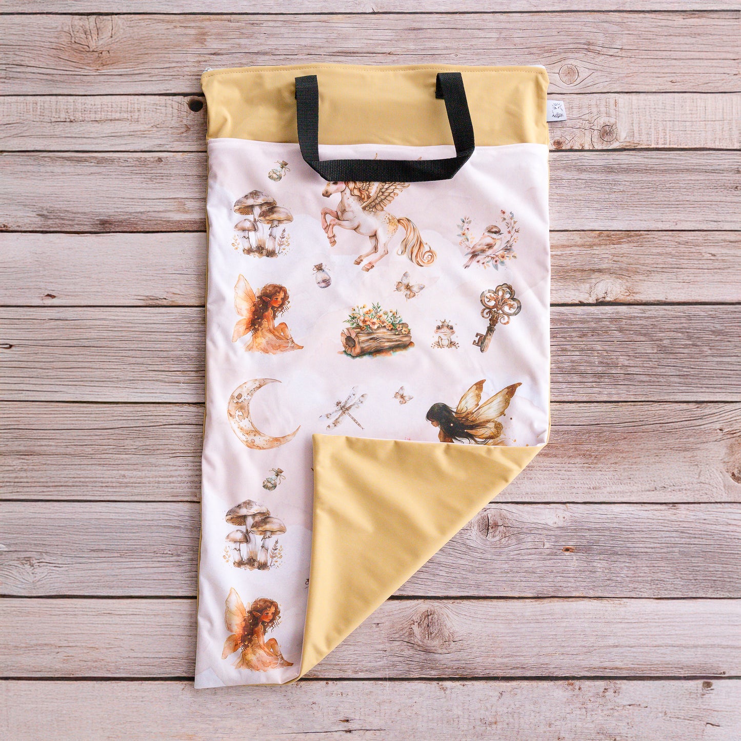 XXL Wetbag 40x70 cm wasserdichte Tasche für nasse Kleidung Windeln oder Wäsche praktische Nasstasche für Zuhause oder unterwegs