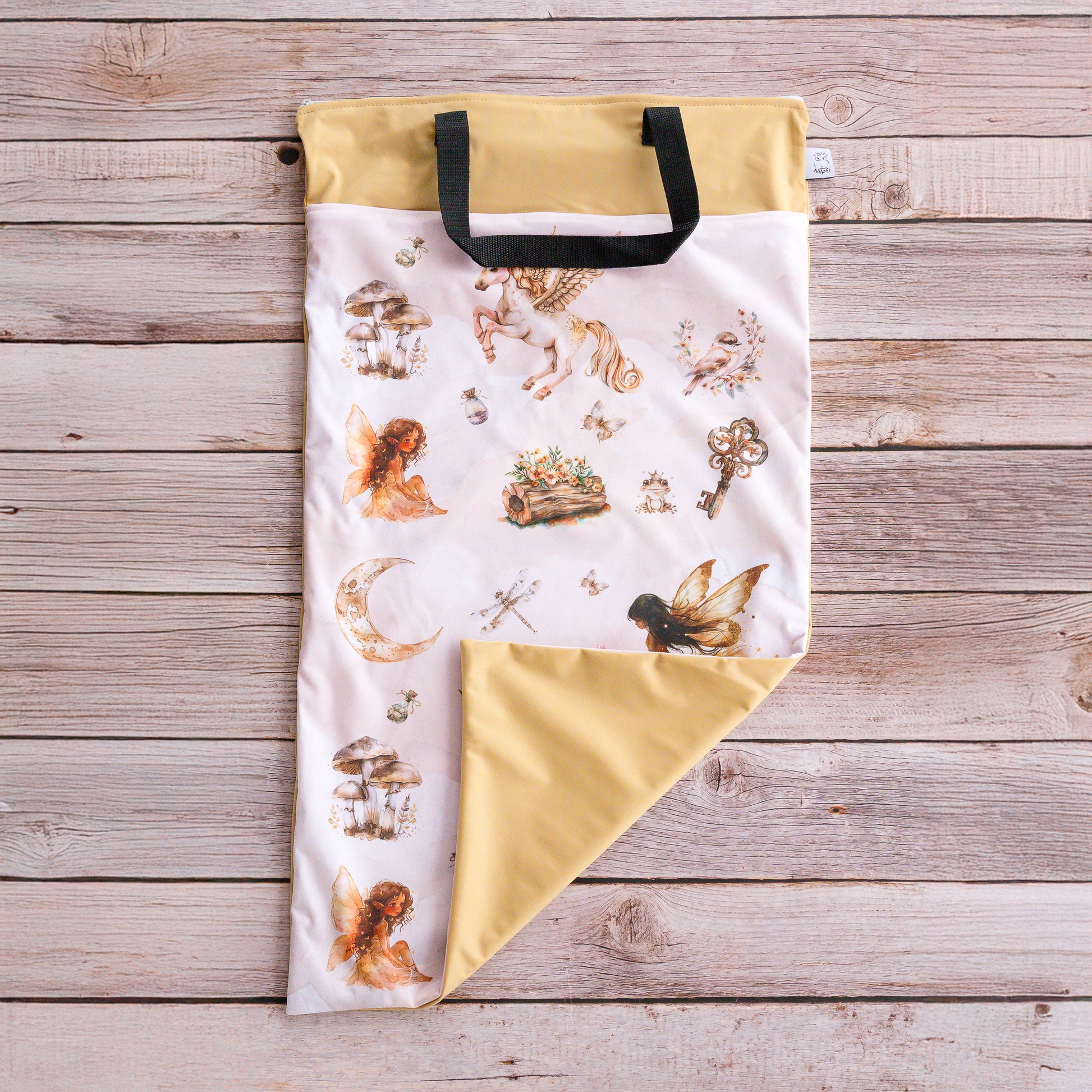 XXL Wetbag 40x70 cm wasserdichte Tasche für nasse Kleidung Windeln oder Wäsche praktische Nasstasche für Zuhause oder unterwegs