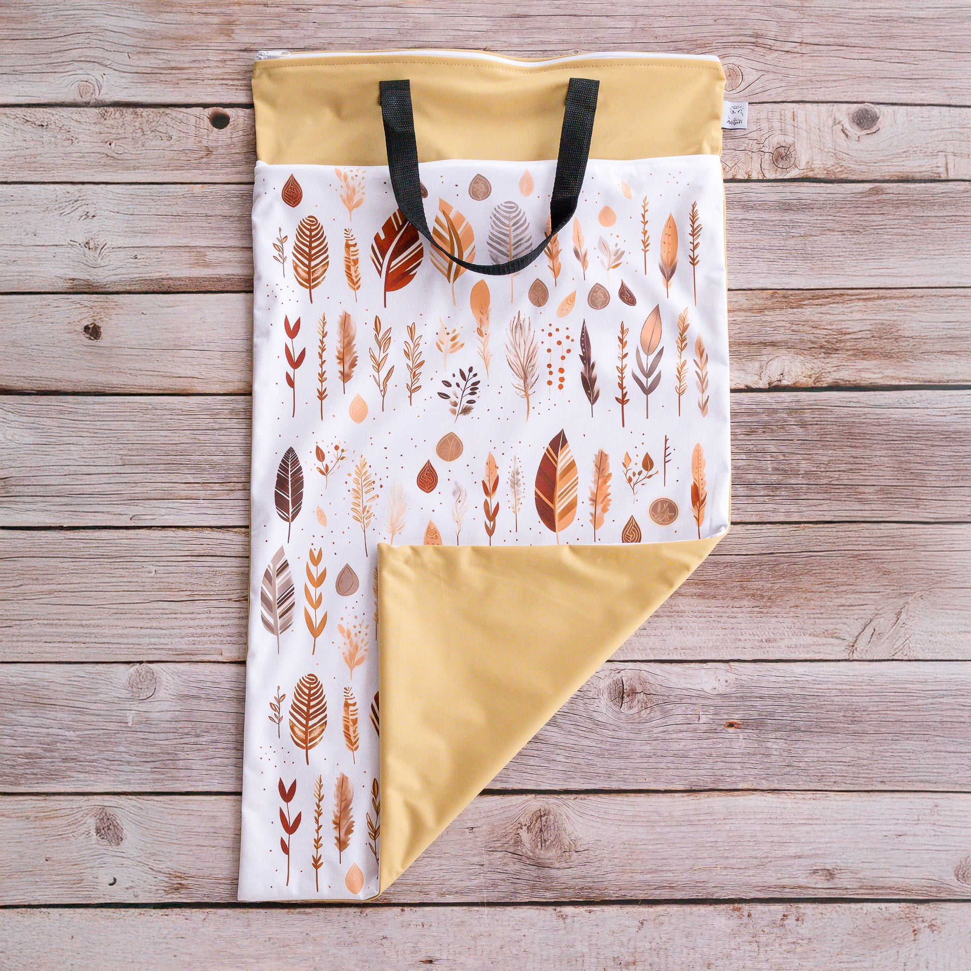 XXL Wetbag 40x70 cm wasserdichte Tasche für nasse Kleidung Windeln oder Wäsche praktische Nasstasche für Zuhause oder unterwegs