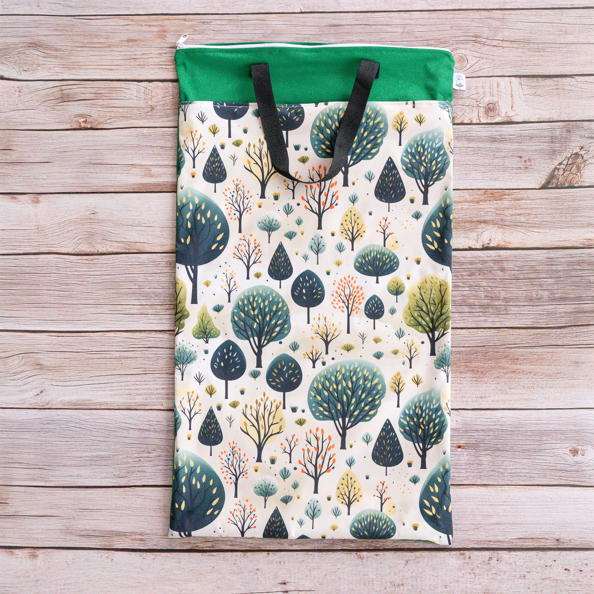 Große XXL Wetbag für Baby Windeln und Kita wasserdichte Nasstasche ideal für Stoffwindeln und nasse Kleidung